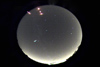 Lyrid meteor on morning of April 22, 2013