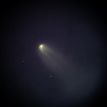 Comet Tsuchinshan-Atlas eyepiece projection
