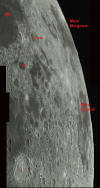 Montage of the Eastern Limb of the Moon