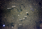 Barnard 72 and environs labeled image