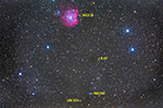 Barnard 227 and environs, labeled image
