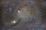 Barnard 7 and environs, labeled image