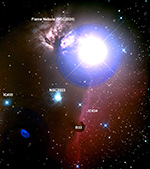 Horsehead Nebula labeled image