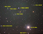 NGC 3893 and environs