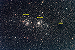 Double Clusterand Barnard 201, labeled image