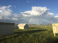 Rainbow at the Grasslands Observatory